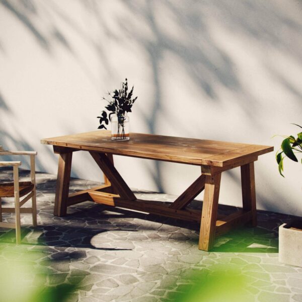 Building plans for a sturdy outdoor table