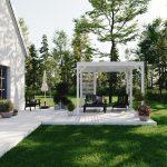 Pergola 3x3m med vægge - Byggevejledning