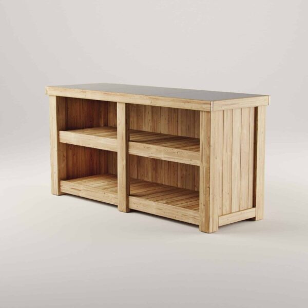 Egenbyggt Outdoor Kitchen Bench 180cm with tiles