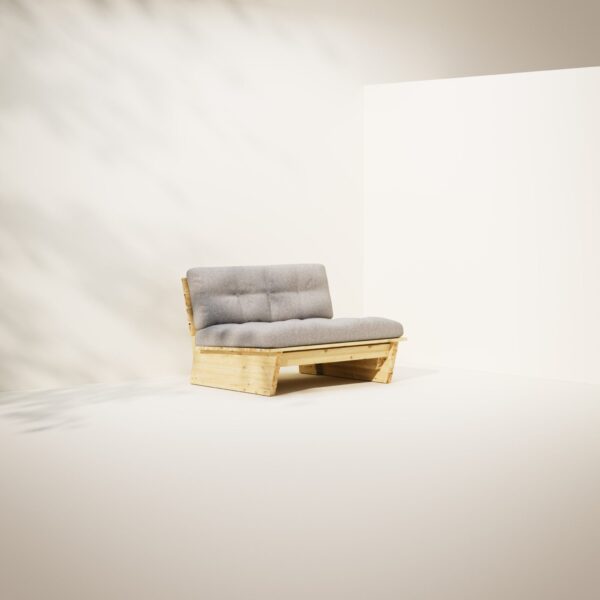 Ecksofa 80x20 Mittenteil mit Kissen